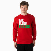 Soccer Tshirt Long Sleeve - Eat. Sleep. Soccer