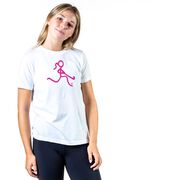 Field Hockey Tshirt Short Sleeve Neon Field Hockey Girl