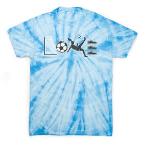 Soccer Short Sleeve T-Shirt - Soccer Love Tie Dye