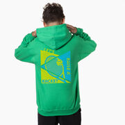 Tennis Hooded Sweatshirt - Let's Raise A Racket (Back Design)