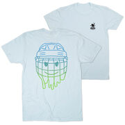 Hockey Short Sleeve T-Shirt - Have An Ice Day Smiley (Back Design)