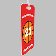 Basketball Bag/Luggage Tag - Basketball Team Ball