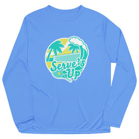 Tennis Long Sleeve Performance Tee - Serve's Up