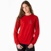 Soccer Tshirt Long Sleeve - Eat. Sleep. Soccer (Back Design)
