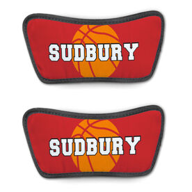 Basketball Repwell&reg; Sandal Straps - Basketball with Text