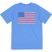 Baseball Short Sleeve Performance Tee - Patriotic Baseball