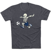 Soccer Short Sleeve T-Shirt - Skeleton Striker