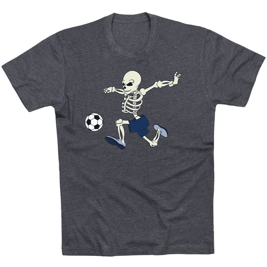 Soccer Short Sleeve T-Shirt - Skeleton Striker
