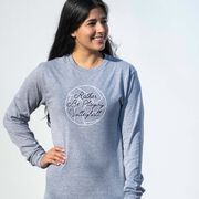 Volleyball Tshirt Long Sleeve - I'd Rather Be Playing Volleyball