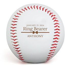 Engraved Baseball - Ring Bearer
