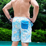 Guys Lacrosse Swim Trunks - Velocity