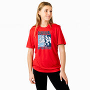 Hockey Short Sleeve Performance Tee - Survival of the Fittest