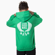 Pickleball Hooded Sweatshirt - I'd Rather Be Playing Pickleball (Back Design)