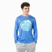 Volleyball Long Sleeve Performance Tee - Serve's Up