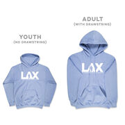 Guys Lacrosse Hooded Sweatshirt - I'd Rather Lax