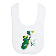 Pickleball Baby Bib - Lil Dill
