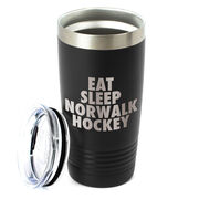 Hockey 20 oz. Double Insulated Tumbler - Personalized Eat Sleep Hockey