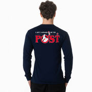 Hockey Tshirt Long Sleeve - Ain't Afraid of No Post (Back Design)