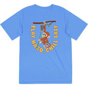 Guys Lacrosse Short Sleeve Performance Tee - Play Hard, Chill Easy