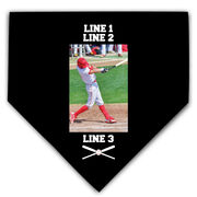 Baseball Home Plate Plaque - Player Photo