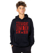 Hockey Hooded Sweatshirt - Straight Outta The Sin Bin