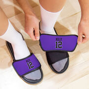 Personalized Repwell&reg; Slide Sandals - Name and Number