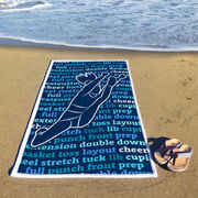 Cheerleading Premium Beach Towel - Cheerleader