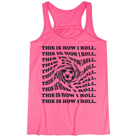 Soccer Flowy Racerback Tank Top - This Is How I Roll