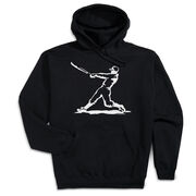 Baseball Hooded Sweatshirt - Baseball Player