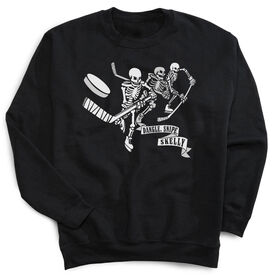 Hockey Crewneck Sweatshirt - Dangle Snipe Skelly