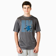 Hockey Short Sleeve Performance Tee - Dangle Snipe Celly Player