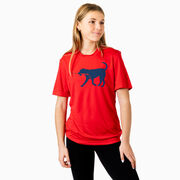 Hockey Short Sleeve Performance Tee - Rocky The Hockey Dog