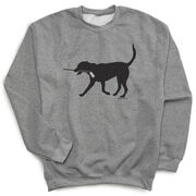 Hockey Crewneck Sweatshirt - Howe the Hockey Dog