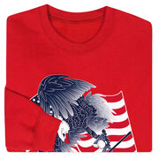 Guys Lacrosse Crewneck Sweatshirt - Lacrosse Eagle