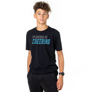 Cheerleading Short Sleeve T-Shirt - I'd Rather Be Cheering