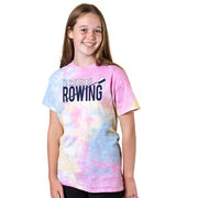 Crew Short Sleeve T-Shirt - I'd Rather Be Rowing Tie Dye