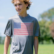 Baseball Short Sleeve Performance Tee - Patriotic Baseball