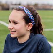 Soccer Juliband Non-Slip Headband - Soccer All Day Patriotic