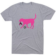 Soccer Tshirt Short Sleeve Sasha the Soccer Dog