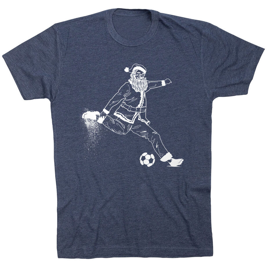 Soccer Short Sleeve T-Shirt - Santa Player