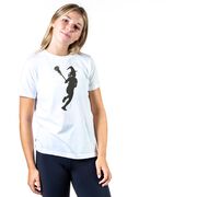Girls Lacrosse Short Sleeve T-Shirt - Lax Witch
