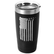 Hockey 20 oz. Double Insulated Tumbler - Flag