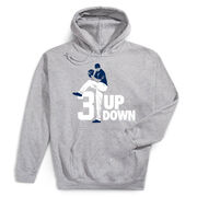 Baseball Hooded Sweatshirt - 3 Up 3 Down