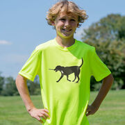 Hockey Short Sleeve Performance Tee - Howe the Hockey Dog