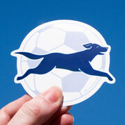 Soccer Sticker - Soccer Dog