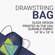 Tennis Drawstring Backpack - Let's Raise A Racket