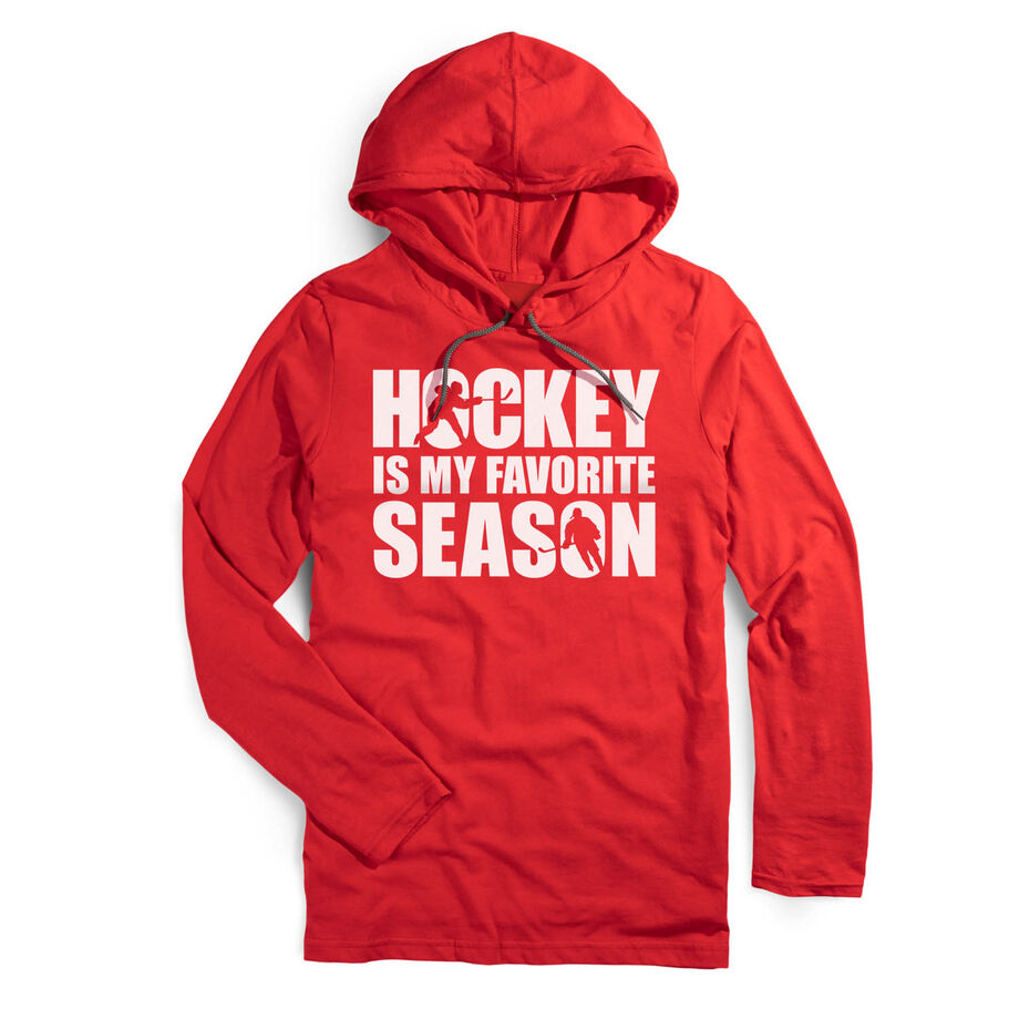 Men's Hockey Lightweight Hoodie - Hockey Is My Favorite Season