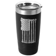 Guys Lacrosse 20 oz. Double Insulated Tumbler - Lax Flag