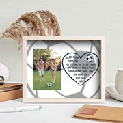 Soccer Premier Frame - Dear Mom Heart