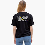 Pickleball Short Sleeve T-Shirt - Eat. Sleep. Pickleball (Back Design)
